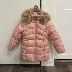 Michael Kors Pink Puffer Coat Girls 7/8